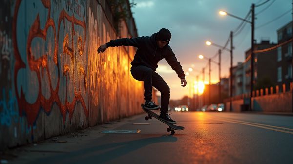 L'art du skate comme rébellion dans la culture populaire